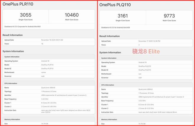 骁龙8Gen5处理器跑分首曝：多核超越骁龙8至尊版是否值得期待(图1)